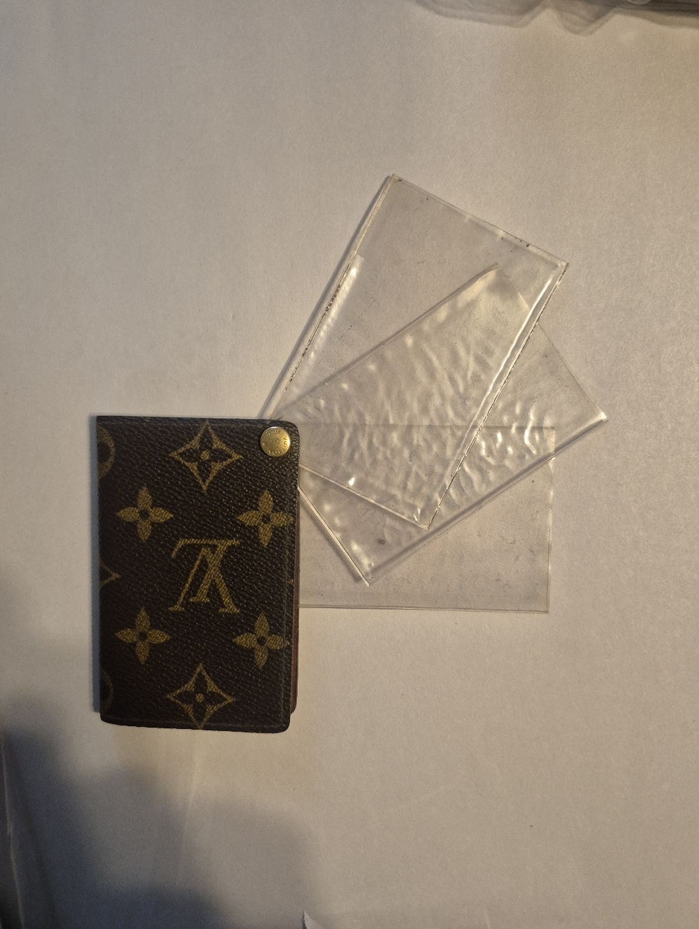 LOW START Louis Vuitton Card Holder  with 4 Card Inserts More Can be Added EUC - Picture 10 of 14